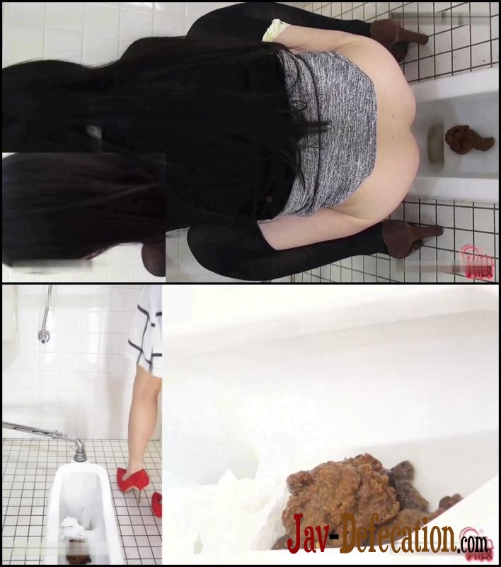 BFFF-75 Cuties girls pooping in public toilet (2018 | FullHD)