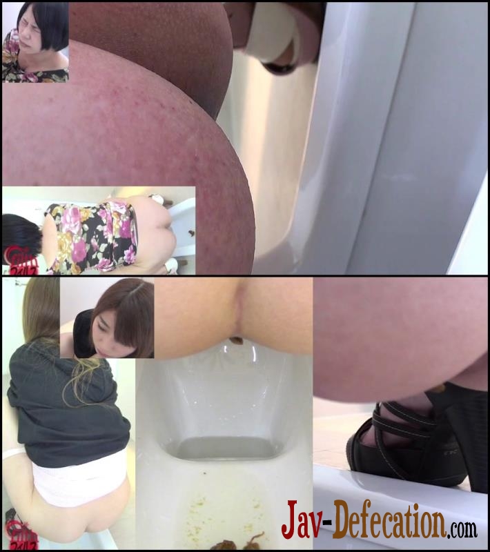 BFFF-08 Four angle view girls shitting in toilet and suck dildo (2018 | HD)