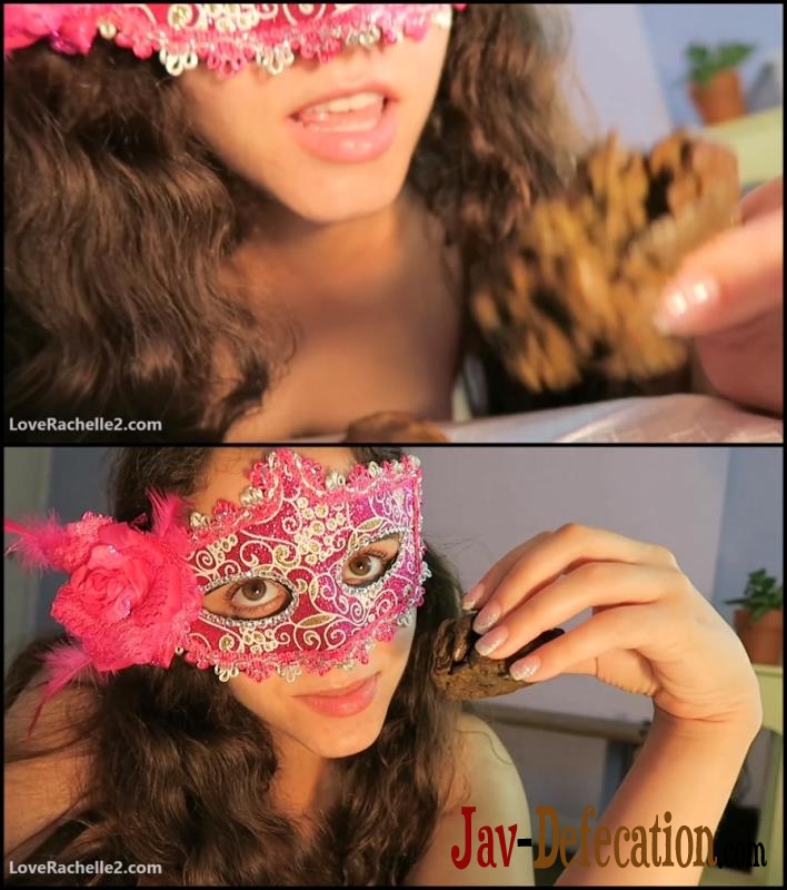 [Special #450] Girl in mask licks, sucks and eats shit (2018 | FullHD)