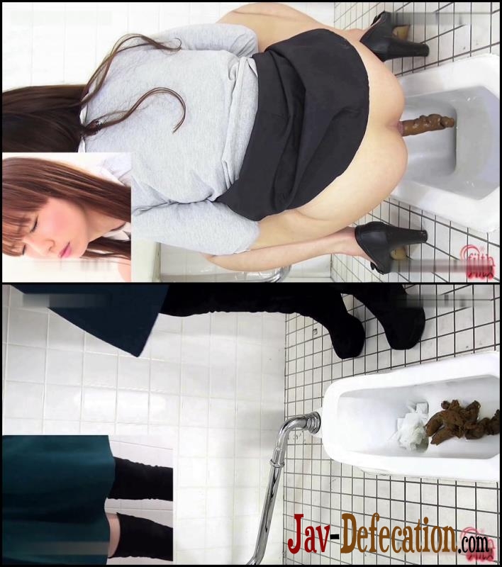 BFFF-77 Spy camera in public toilet filmed poop girls (2018 | FullHD)