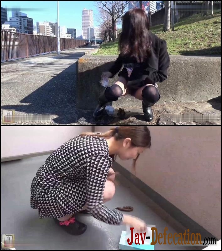 BFJG-23 Self filmed girls poop in public places (2018 | FullHD)